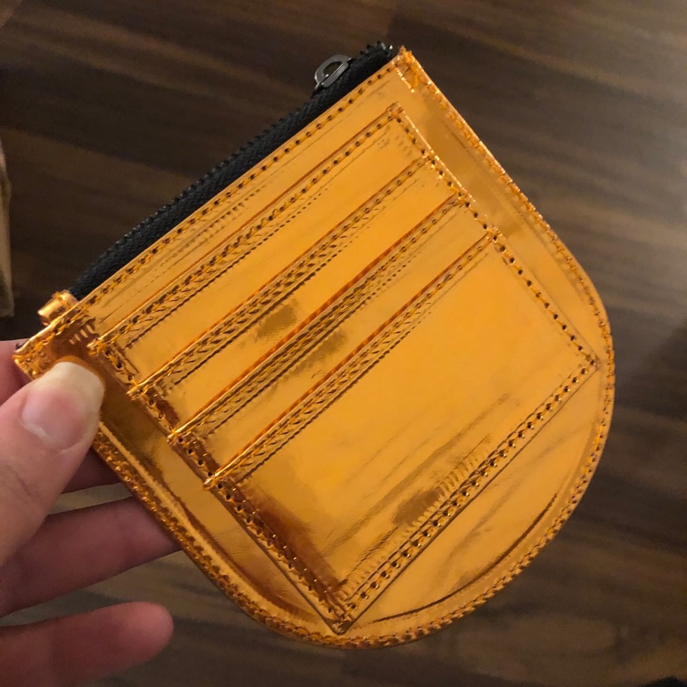 Metallic Card and Coin Wallet